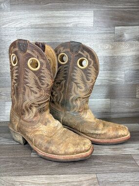 ARIAT Men’s Heritage Roughstock Performance Western Boots Square Toe Brown 9EE